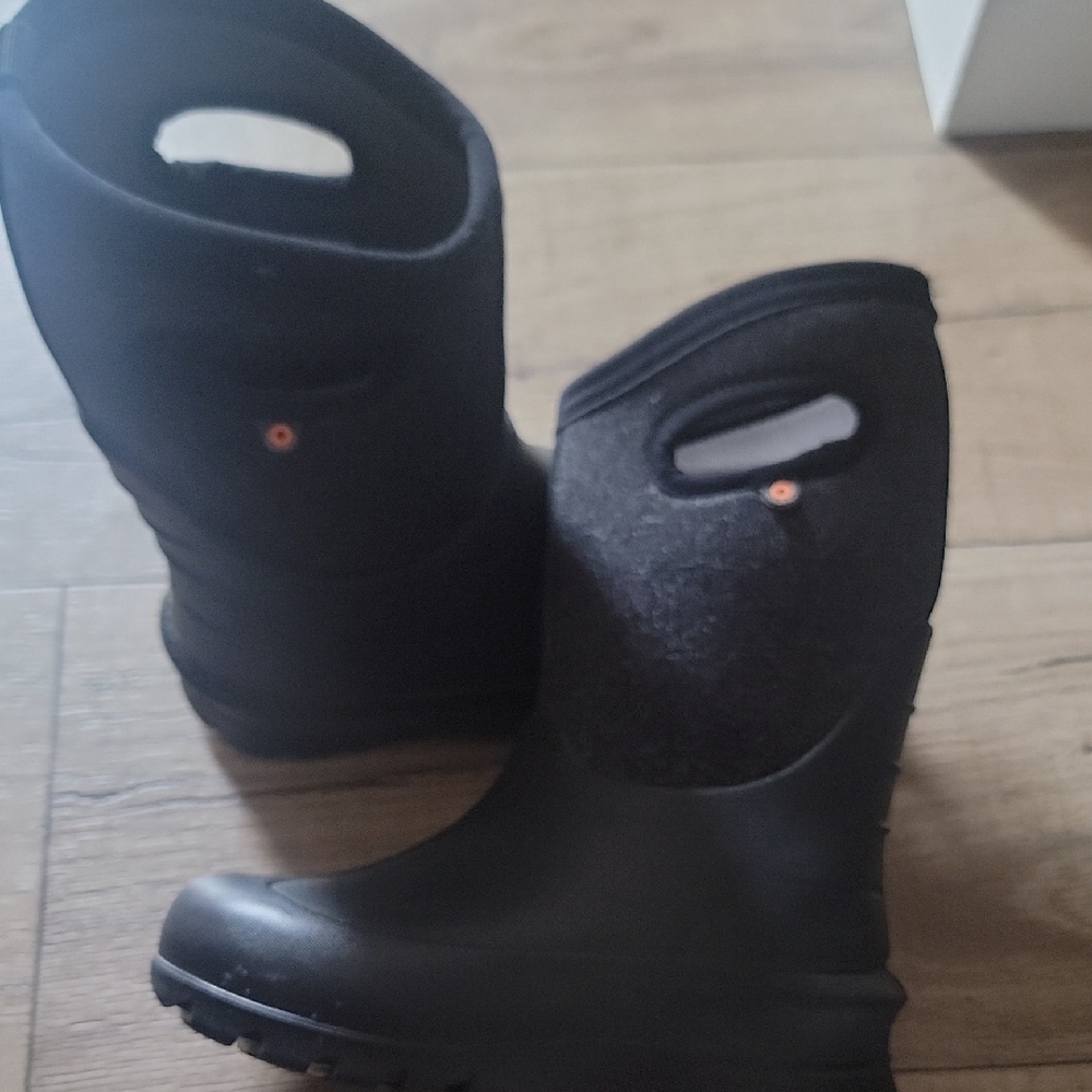 Bogs Kids Black Rain & Snow Boots